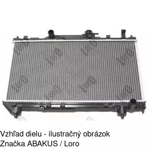 Chladiče vody 8124081K /POLCAR/ - obr. 2