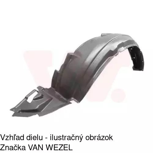 Podblatník (plast) 8126FP1T /POLCAR/