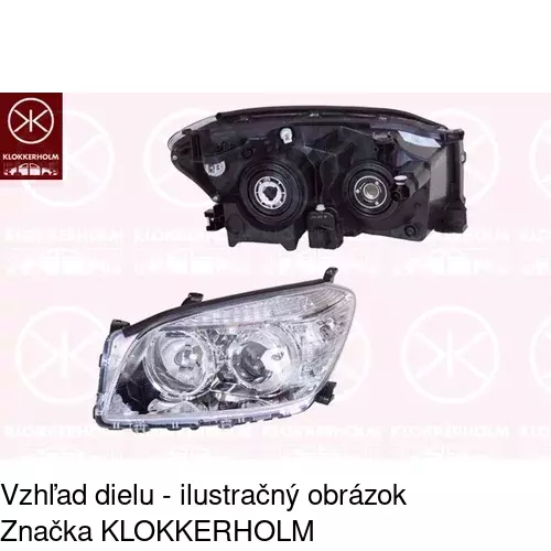 Hlavný reflektor 814809-E /POLCAR/ - obr. 2