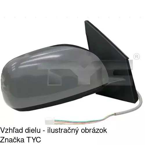 Vonkajšie zrkadlo 8148526M /POLCAR/ - obr. 1