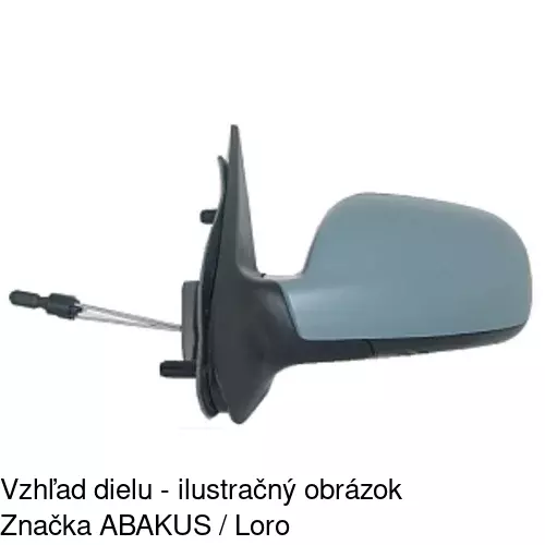 Rám vonkajšieho zrkadla 815355PM /POLCAR/ - obr. 2