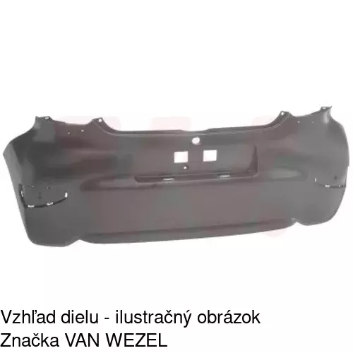Zadný nárazník 815396 /POLCAR/
