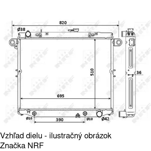 Chladiče vody POLCAR 8177081K