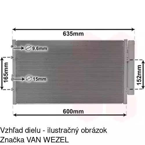 Chladiče klimatizácie 81S1K81K /POLCAR/ - obr. 1