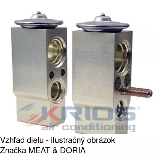 Expanzný ventil 8UW351239021 /POLCAR/ - obr. 5
