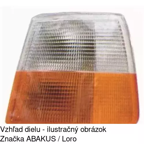 Predná smerovka s obrysom 9032196E /POLCAR/ - obr. 2