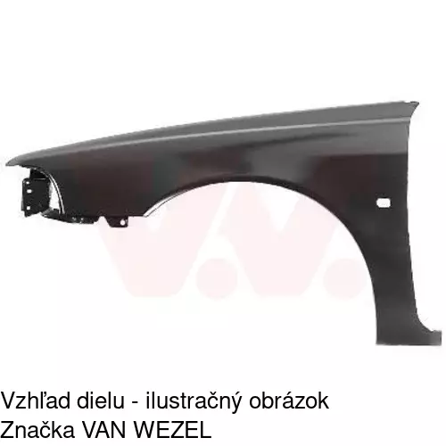 Predný blatník 904001 /POLCAR/ - obr. 2