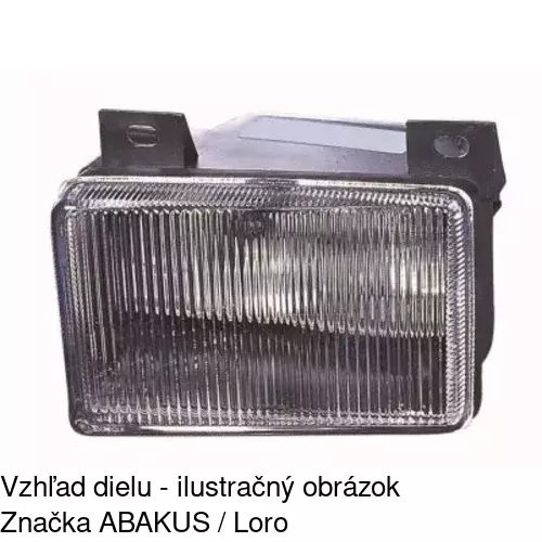 Hmlové svetlo - predné 904030-E /POLCAR/ - obr. 3