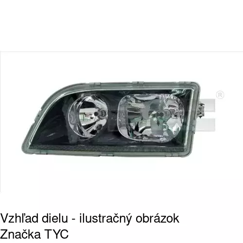 Hlavný reflektor POLCAR 904109-E