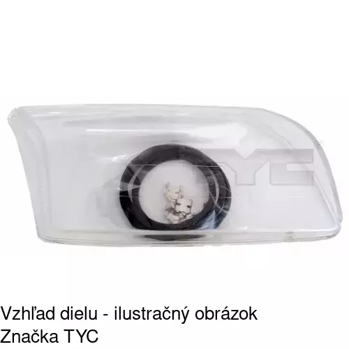 Sklo reflektora POLCAR 9080121E