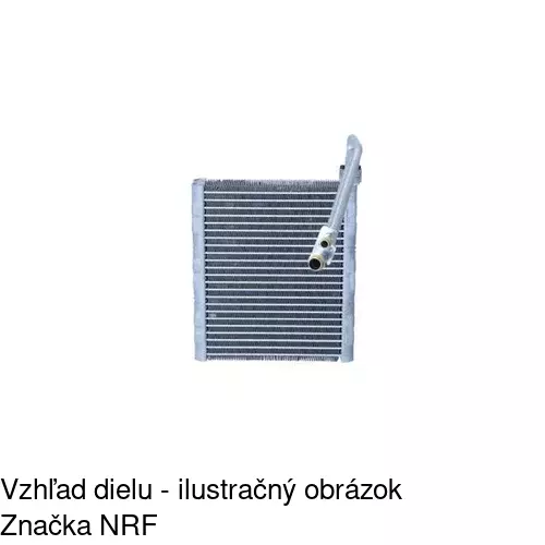 Výparník klimatizácie POLCAR 9082P8-1