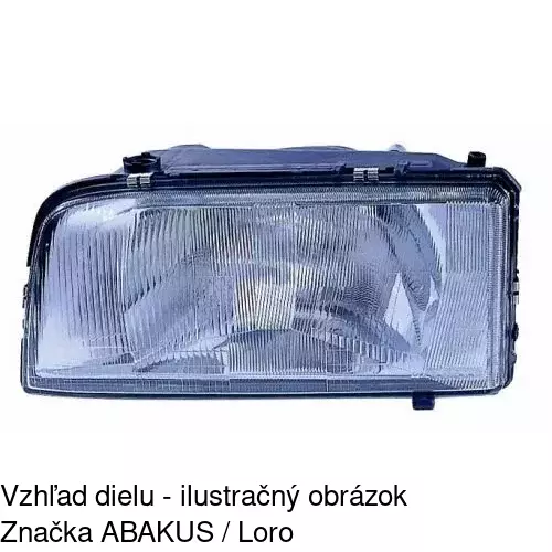 Hlavný reflektor 9085090E /POLCAR/ - obr. 1