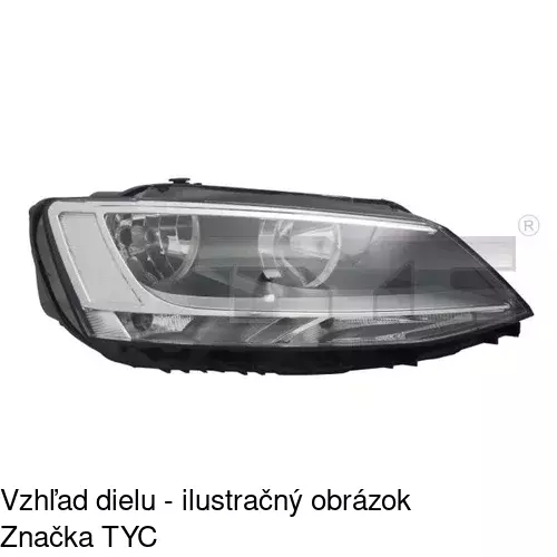 Hlavný reflektor 950310-H /POLCAR/ - obr. 2