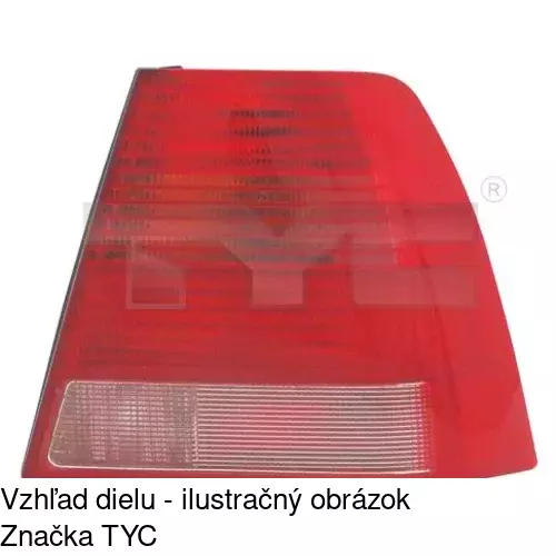Zadné svetlo POLCAR 9512870E