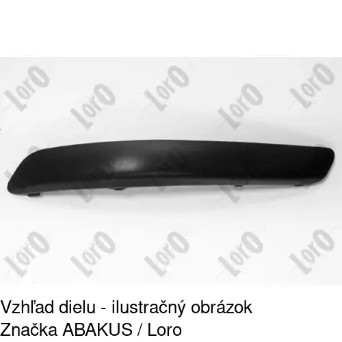 Lišta nárazníka 951307-5 /POLCAR/ - obr. 2