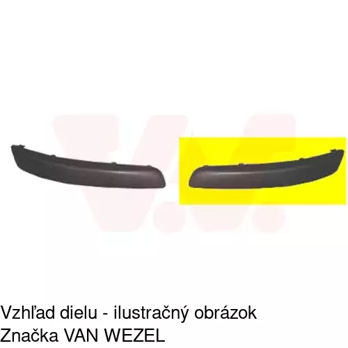 Lišta nárazníka 951307-5 /POLCAR/ - obr. 3