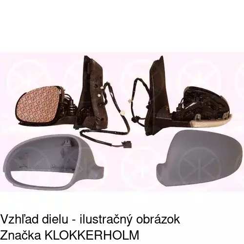 Vonkajšie zrkadlo 9513516E /POLCAR/ - obr. 1
