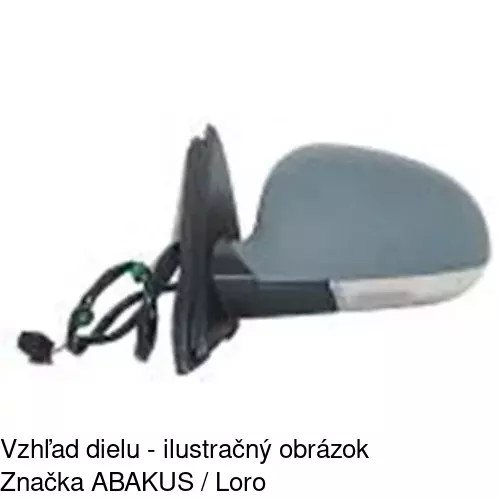 Rám vonkajšieho zrkadla 951355PE /POLCAR/ - obr. 2