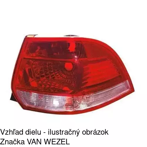 Zadné svetlo 9513884E /POLCAR/ - obr. 3