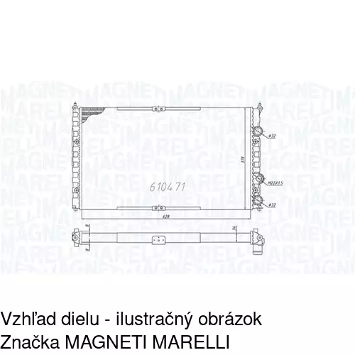 Chladiče vody 952508A1 /POLCAR/ - obr. 1