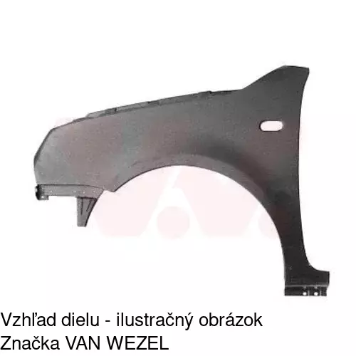 Predný blatník 952801 /POLCAR/ - obr. 1