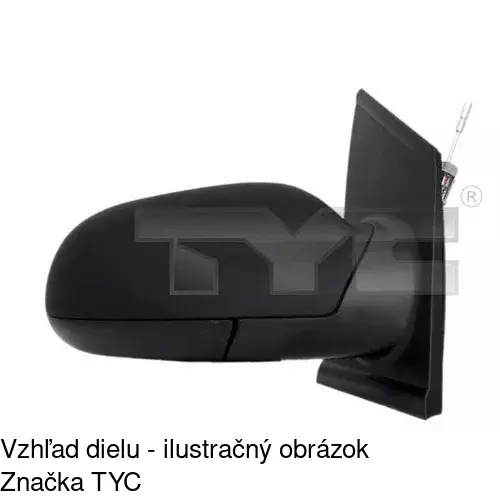 Vonkajšie zrkadlo 9530512M /POLCAR/ - obr. 1