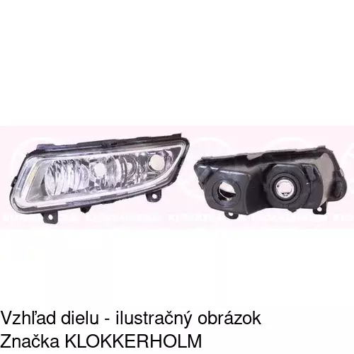 Hmlové svetlo - predné 953329-H /POLCAR/ - obr. 1