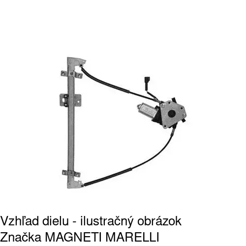 Mechanizmus sťahovania okna elektrický bez motora 9534PSG2 /POLCAR/ - obr. 1