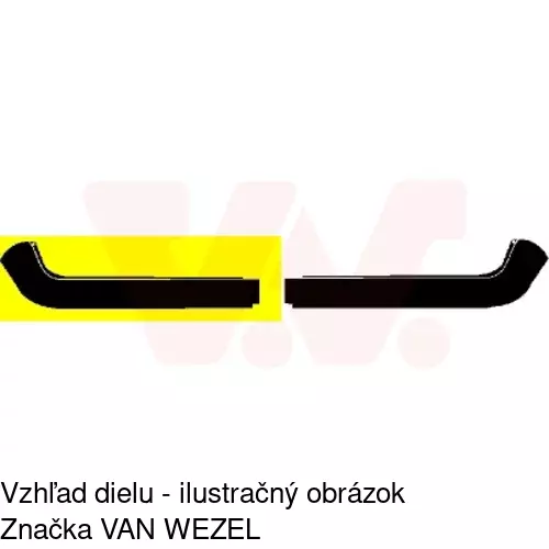 Spojler predného nárazníka 953725-1 /POLCAR/ - obr. 4