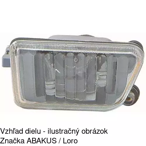Hmlové svetlo - predné 953729-E /POLCAR/ - obr. 1