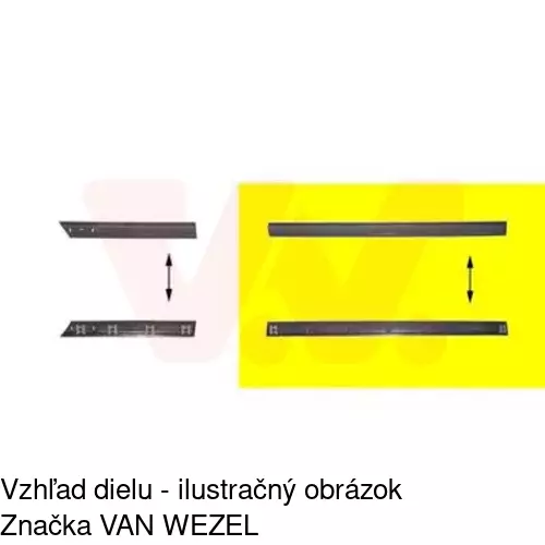 Lišta dverí POLCAR 95380034