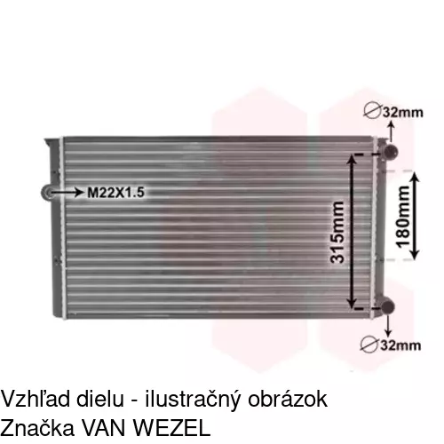 Chladiče vody 953808-8 /POLCAR/ - obr. 4
