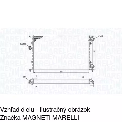 Chladiče vody 953808A2 /POLCAR/ - obr. 1