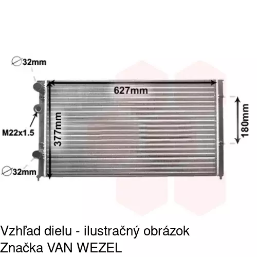 Chladiče vody 953808A6 /POLCAR/ - obr. 4