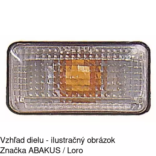 Bočná smerovka 9538196E /POLCAR/ - obr. 4