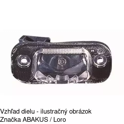 Svetlo na osvetlenie evidenčného čísla 9538958S /POLCAR/ - obr. 3