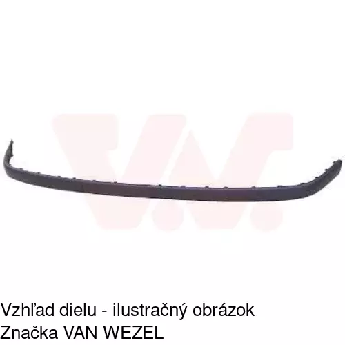 Lišta nárazníka 9541071Q /POLCAR/ - obr. 2
