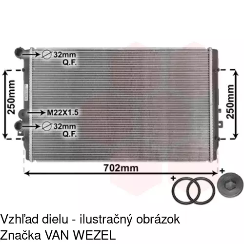 Chladiče vody 9541084X /POLCAR/ - obr. 3