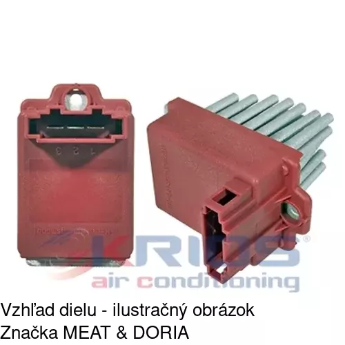 Ovládače klimatizácie 9541KST-1 /POLCAR/ - obr. 2