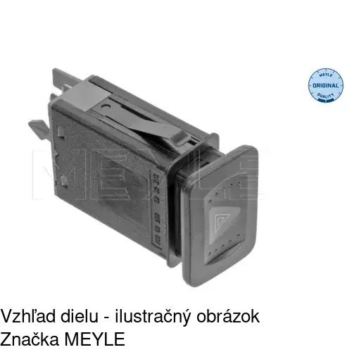 Spínač núdzových svetiel 9541P-30 /POLCAR/ - obr. 1