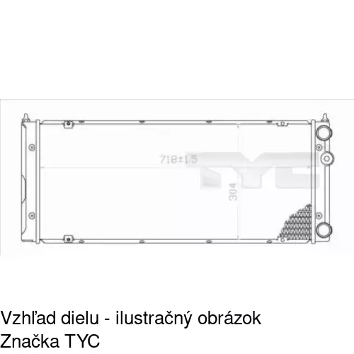 Chladiče vody POLCAR 954608-6