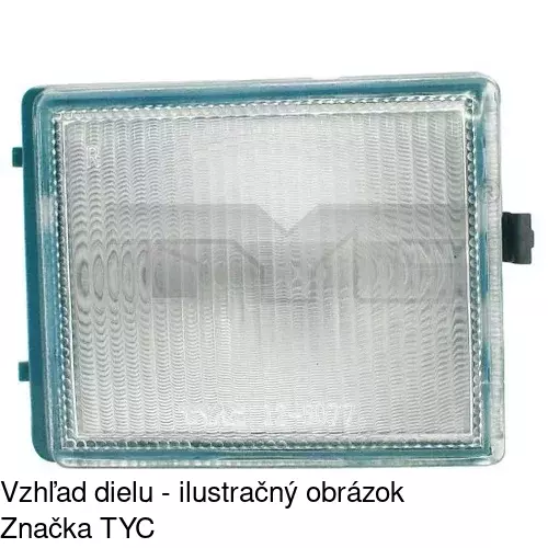 Záslepka hmlovky POLCAR 9547302H