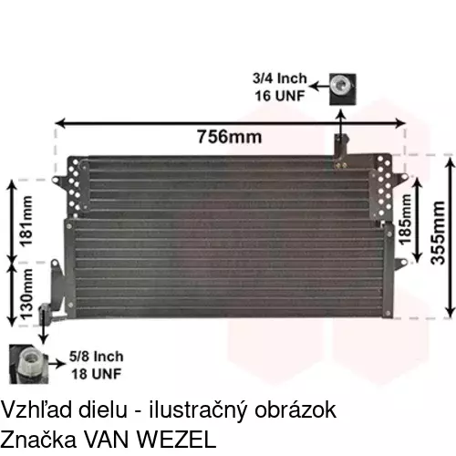 Chladiče klimatizácie 9547K8B2 /POLCAR/ - obr. 4