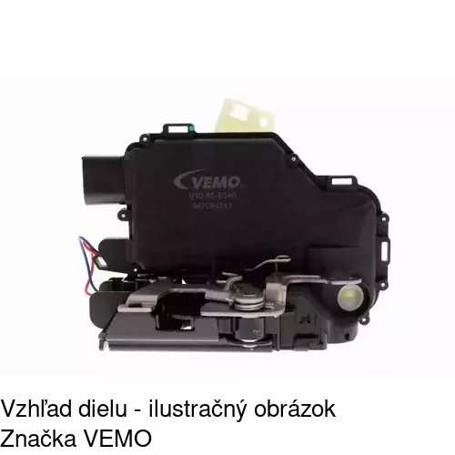 Vnútorná zámka dverí 9548ZC-1 /POLCAR/ - obr. 1