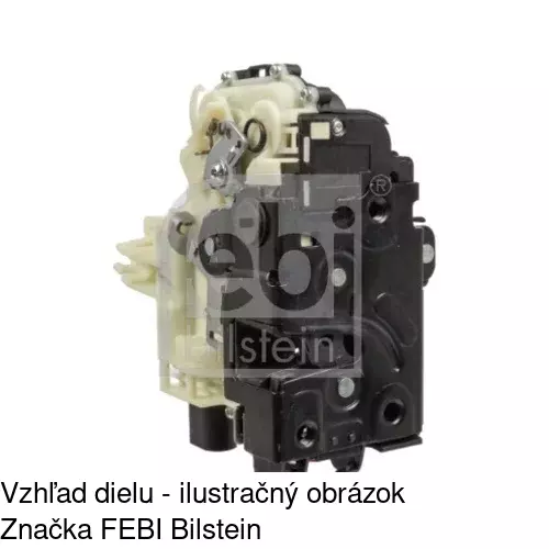 Vnútorná zámka dverí 9548ZC-4 /POLCAR/ - obr. 5