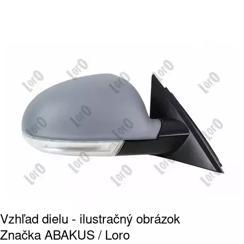 Vonkajšie zrkadlo 9549524M /POLCAR/ - obr. 3