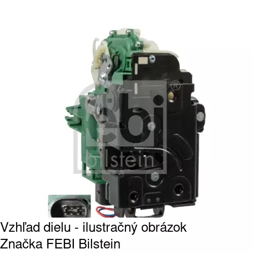 Vnútorná zámka dverí POLCAR 9549ZC-4