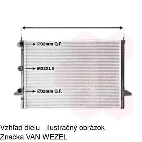 Chladiče vody 955008A1 /POLCAR/ - obr. 2