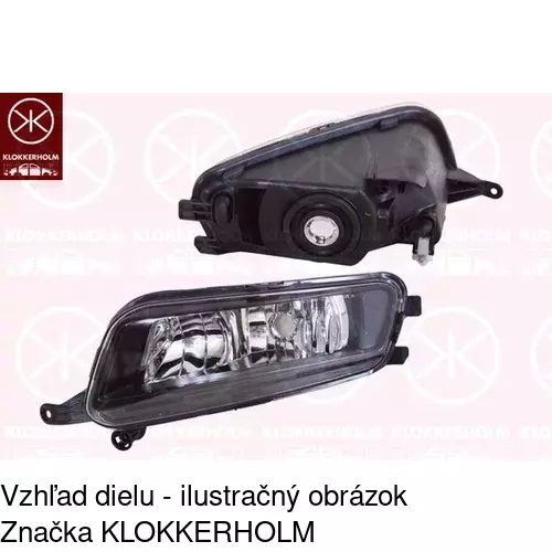Hmlové svetlo - predné 955229-E /POLCAR/ - obr. 1