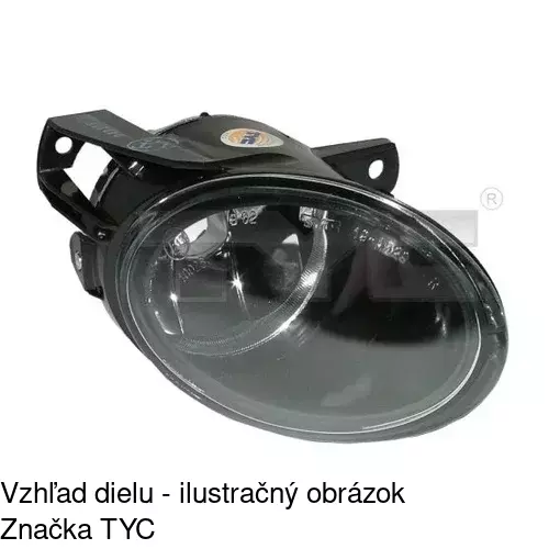 Hmlové svetlo - predné POLCAR 9555290E